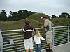 Tyler, Jordan, and Ken outside on the living roof