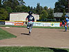 Tyler running to second base