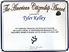 Tyler's certificate