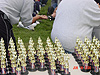 The baseball trophies