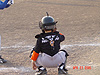 Tyler playing catcher