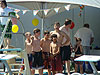 Tyler in line for the diving board
