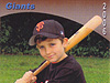 The front of Tyler's baseball card