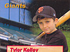 The back of Tyler's baseball card