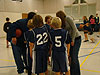 Tyler's team talking to the coaches