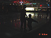 Ken and Tyler skating in the dark