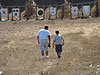Ken and Tyler walking out to check their targets