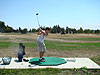 Tyler at the driving range