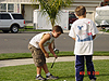 Tyler and Dakota playing golf
