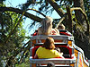 Tanya and Jordan on a rollercoaster