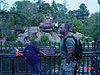 Tyler and Ken in front of Tom Sawyer Island