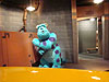 Inside the Monsters Inc. ride