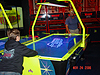 Tyler and Ken playing air hockey