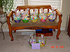 The Easter baskets