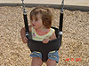Another picture of Jordan on the swing