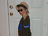Tyler posing with his hat and shades before school