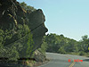 A cool rock formation that looks like a man's face
