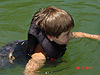 Tyler swimming