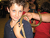 Tyler holding a snake