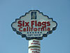 The Six Flags sign