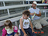 Jordan, Tyler, and Ken waiting for the dolphin show to start