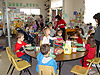 All the kids enjoying a yummy lunch