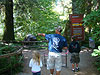 Jordan, Ken, and Tyler at the Prehistoric Gardens