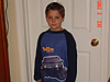 Tyler in his PJs before school