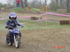 Tyler racing on the smaller track