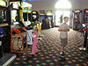 Jordan and Tyler in the arcade