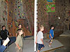 The kids at the climb center
