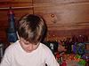 Tyler playing with his Imaginext toys