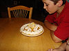Tyler's blowing out his candles