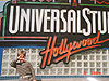 Tyler in front of the Universal Studios sign