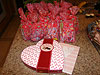 Mrs. Rothas' gift and the treat bags for the class