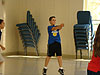 Tyler at his first practice