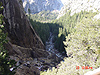 The view below from the top of Vernal Falls