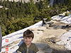 Tyler in front of Nevada Falls - 5000 feet