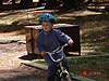 Tyler on his bike