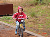 Riley riding his bike