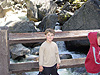 Tyler on the bridge at the base of Vernal Falls