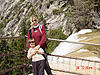 Tanya and Tyler in front of the top of Vernal Falls