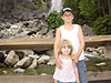 Tyler and Jordan on the bridge by Lower Yosemite Falls
