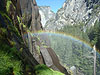 A rainbow on the Mist Trail