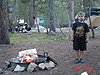Tyler at our campsite