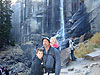 Tyler, Ken, and Jordan near the base of the Vernal Falls