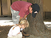 Jordan and Tyler looking at bugs