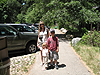 Tanya, Jordan, and Tyler at the lodge after the drive