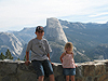 Tyler and Jordan in front of Half Dome
