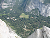 The view of the Yosemite Valley from Glacier Point